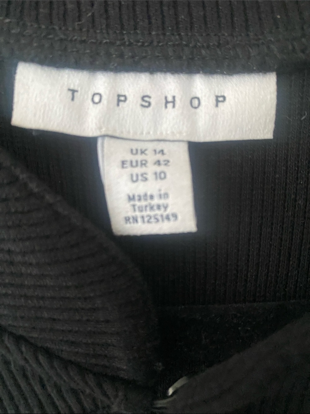 Topshop Black Sleeveless Keyhole Midi Dress - size 10 US - Picture 3 of 11